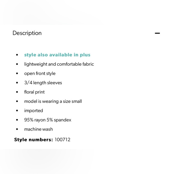 🖤MAURICE’S Black & White Floral Cardigan 3X NWT - Picture 12 of 12